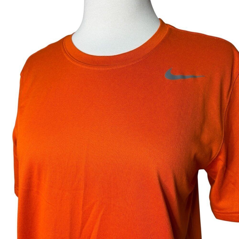 Nike Dri-Fit Orange Tee Short Sleeve Size Small - Picture 4 of 6